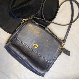 Dark Navy Blue Coach Purse